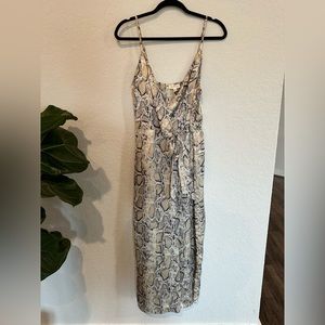 Vici brand snake print jumpsuit